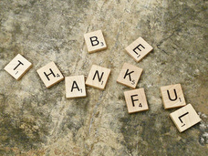 Be Thankful, Scrabble Letters, Tunes For Tuesday