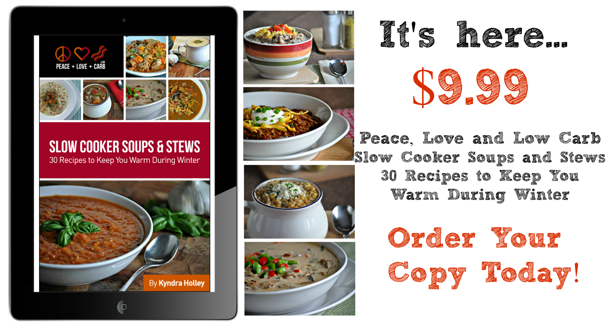 Peace Love and Low Carb Cookbook Review + Giveaway