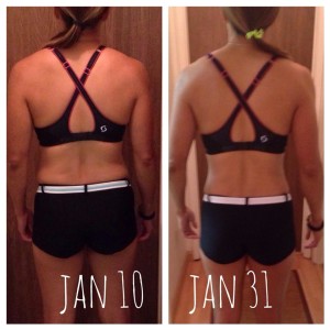 MelissaRunningIt, January Progress, weight lifting results