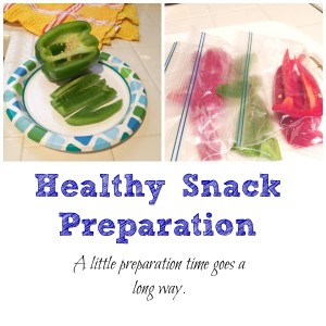Healthy snack preparation, healthy eating