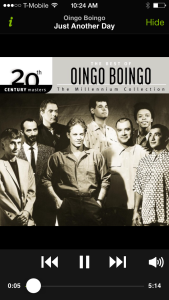 Oingo Boingo, Just Another Day, Danny Elfman, Ragnar Playlist