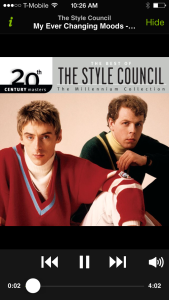 Style Council, Ever Changing Moods, Ragnar Playlist